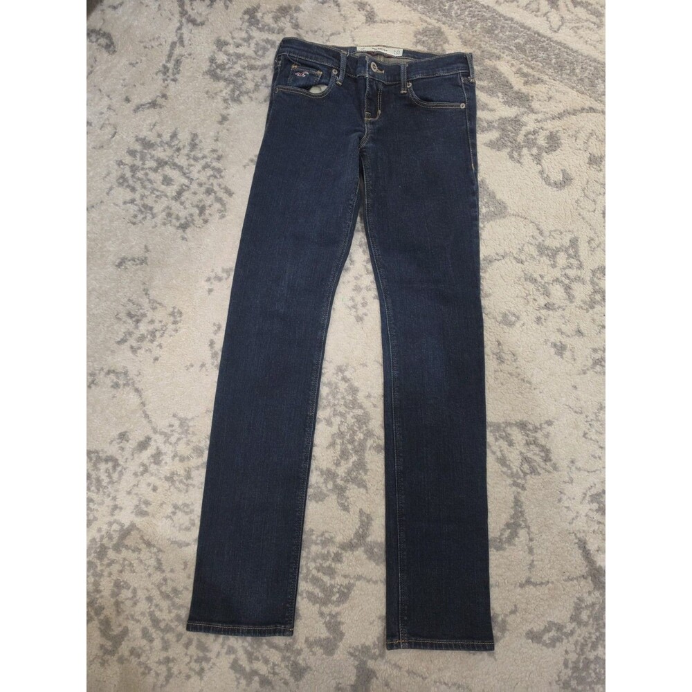 Hollister Women Jeans - So Cal Stretch Dark Wash Denim - Size 1R 25x33